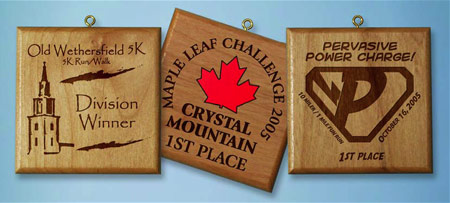 Custom Wood Medals